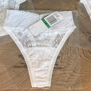 Felina White Lace Panties